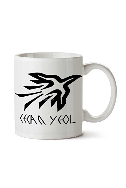 ART HEDİYE EXO Chanyeol power logo Two Side Printed Mug Cup