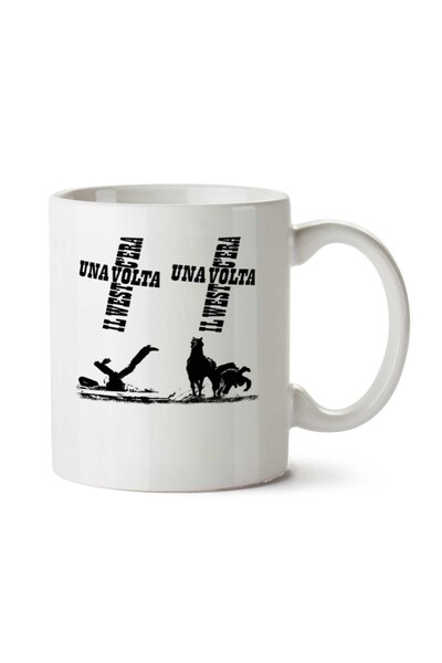 ART HEDİYE كوب مطبوع على الجانبين من Era uma vez no Oeste