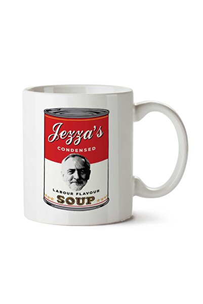 ART HEDİYE كوب جيريمي كوربين جيزازا لابور سوب مطبوع على الجانبين