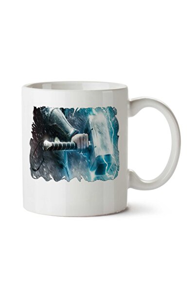 ART HEDİYE كوب مطبوع على الجانبين من Deus do trovão