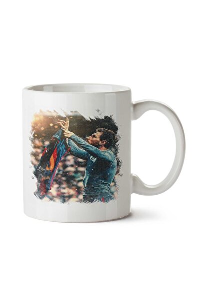 ART HEDİYE كوب كينج كينج ميسي مطبوع على الجانبين