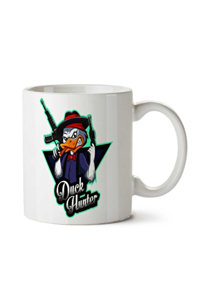 ART HEDİYE كوب مطبوع على الجانبين من Duck Hunter RR