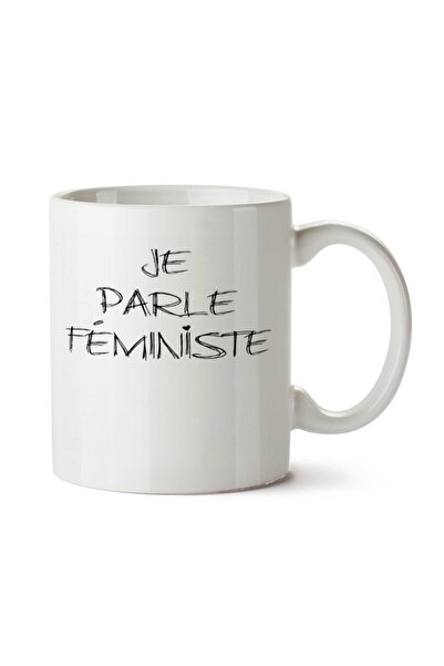 ART HEDİYE Je Parle Feministe Two Sided Printed Mug