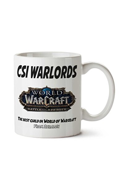ART HEDİYE كوب CSI WARLORDS مطبوع على الجانبين