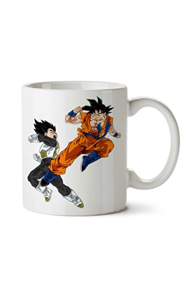 ART HEDİYE Goku Vegeta Dragonn Ball Dokkan Battle Trunks Two Sided Printed Mug