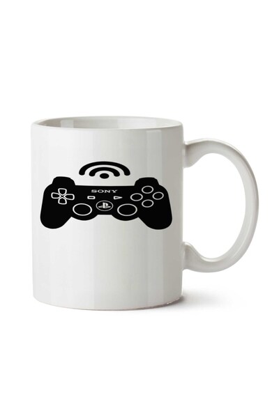 ART HEDİYE كونترول - كوب مطبوع على الجانبين لجهاز PS3