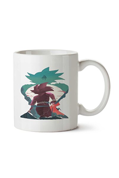 ART HEDİYE كوب زجاجي مطبوع على الجانبين من KP Goku