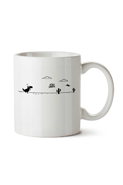 ART HEDİYE كوب دينوماريو مطبوع على الجانبين