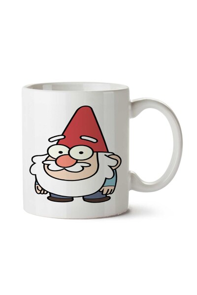 ART HEDİYE كوب GNOMO مطبوع على الجانبين