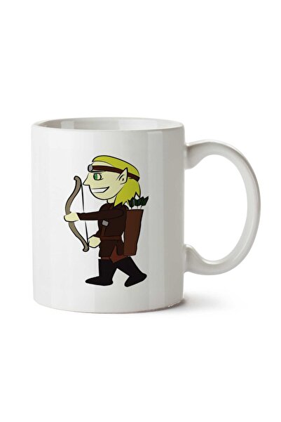 ART HEDİYE Elfo Cartoon Two Sided Printed Mug