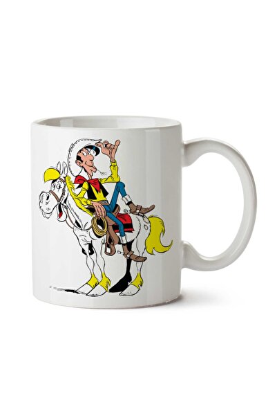 ART HEDİYE كوب Daltons The Daltons Redkit Lucky Luke Phil مطبوع على الجانبين