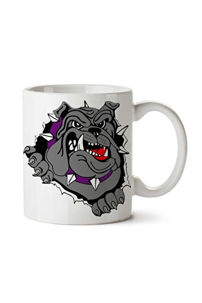 ART HEDİYE كوب كلب بولدوج بيتبول مطبوع على الجانبين