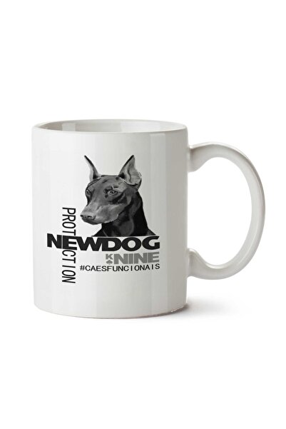 ART HEDİYE كوب K9 Dog مطبوع على الجانبين