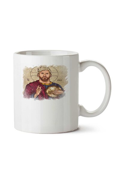 ART HEDİYE كوب D10s ميسي أيكون مطبوع على الجانبين