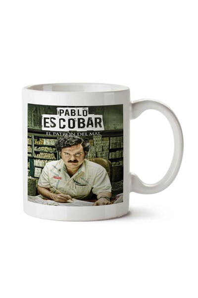 ART HEDİYE كوب ESCOBAR Boss مطبوع على الجانبين