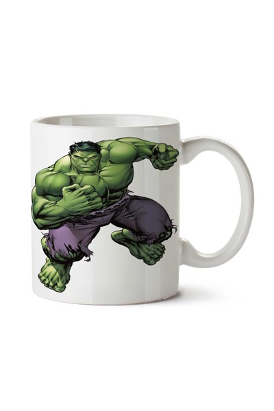 ART HEDİYE كوب هالك مارفل هيروز مطبوع على الجانبين