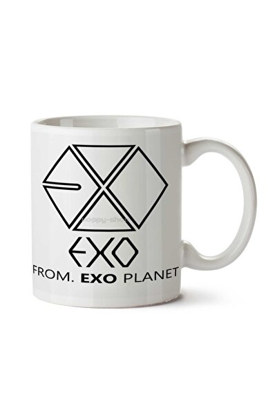 ART HEDİYE EXO - EXO FROM.EXO PLANET كوب مطبوع على الجانبين