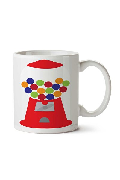 ART HEDİYE كوب كاندي ماشين غامبول مطبوع على الجانبين