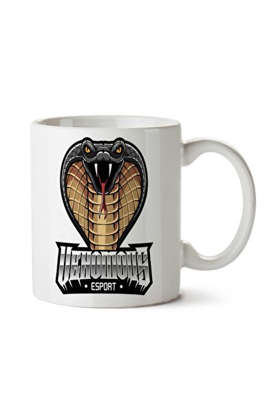 ART HEDİYE كوب كوبرا هيد كوبرا سنيك مطبوع على الجانبين