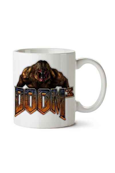 ART HEDİYE كوب Doom-Free-PNG-Image مطبوع على الجانبين