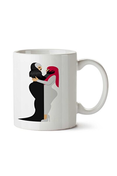 ART HEDİYE كوب مطبوع على الجانبين من Drag Queens