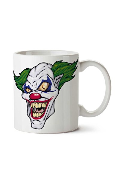 ART HEDİYE كوب جوكر هورورور مطبوع على الجانبين