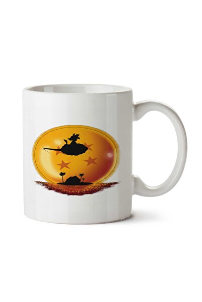 ART HEDİYE كوب Goku Nuvem Voadora مطبوع على الجانبين