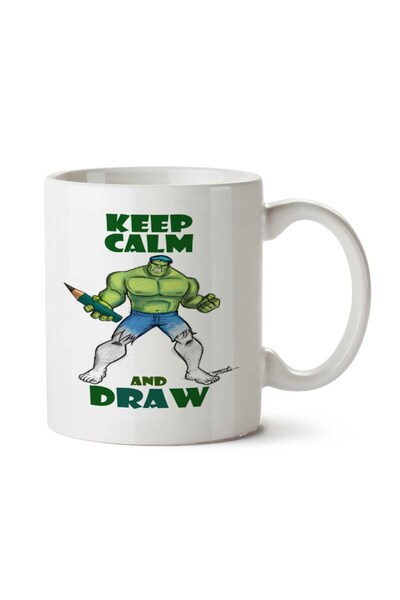 ART HEDİYE كوب مطبوع على الجانبين من DRAW