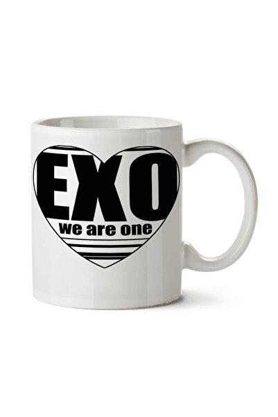 ART HEDİYE كوب مطبوع على الجانبين من EXO by HEART