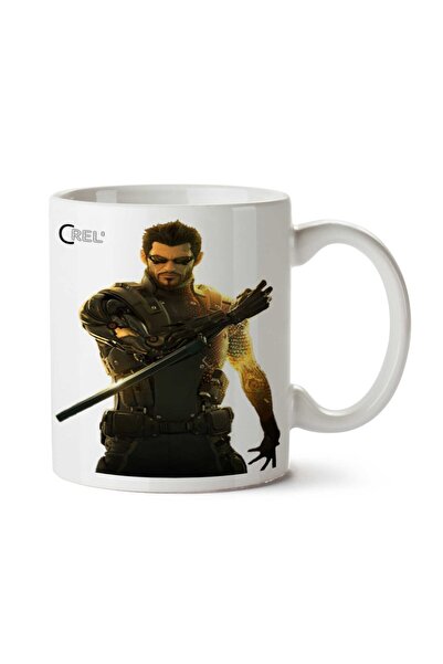 ART HEDİYE كوب مطبوع على الجانبين من Deus-Ex-Free-Download-PNG