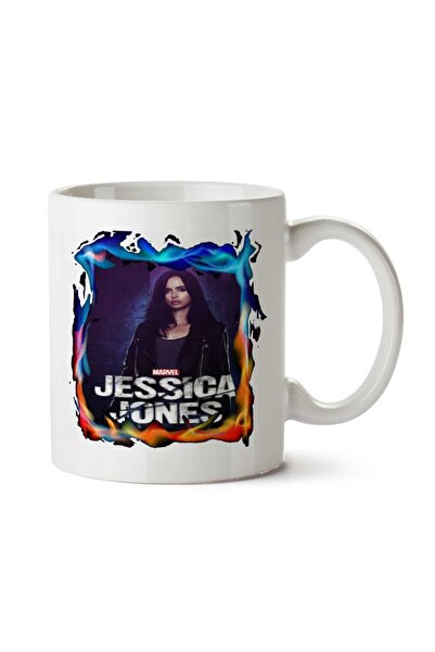 ART HEDİYE كوب مطبوع على الجانبين من جيسيكا جونز