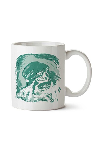 ART HEDİYE Cthulhu Aguarda Two Sided Printed Mug