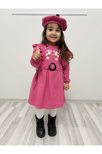 Casyon KİDS BUCKET FABRIC HAT GIRL'S DRESS