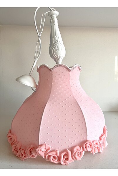 LULUAVİZEM Luluavizem Sade Şık Pudra Puantiye Gül Detay Elde Yıkanabilir Başl...