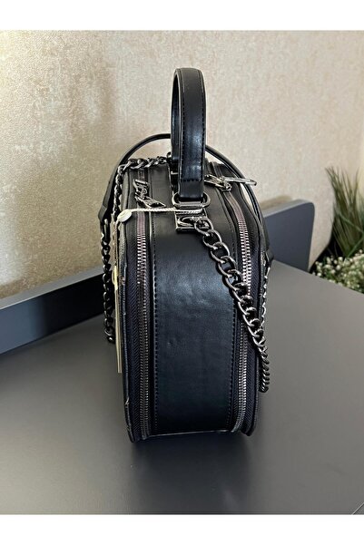 Armine ARM.122.SB Armine Özel Renk Konbin El Ve Kol Çantası Olarak Tasarlanmış Deri Kol Çantası