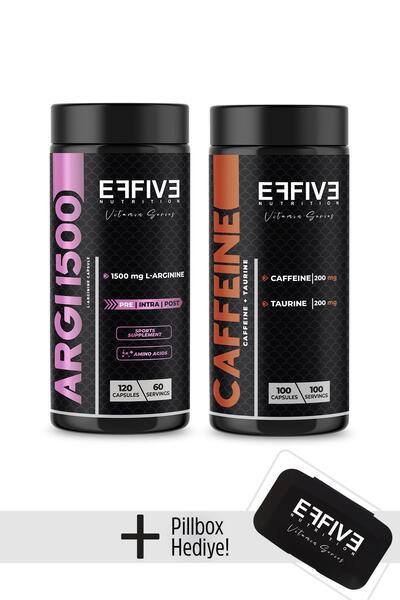 Effive Nutrition Argi1500 120 Kapsül + Caffeine 100 Kapsül