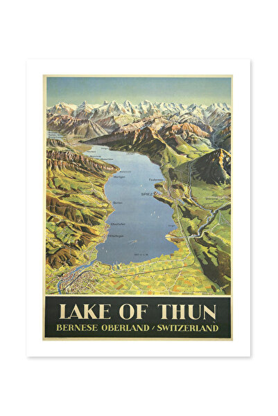 Beril Yamaç Design Studio Lacul Thun Elveția Elveția Lacul Thun Reproducere P...