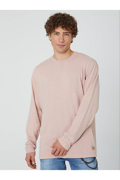 Ltb Lilac Crew Neck Sweatshirt - Basic Model