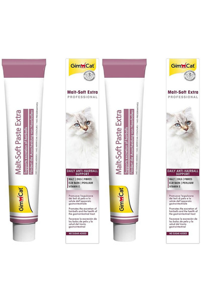Gimcat Malt-Soft Extra Tüy Yumağı Önleyici Kedi Macunu 100gr - 2 Adet
