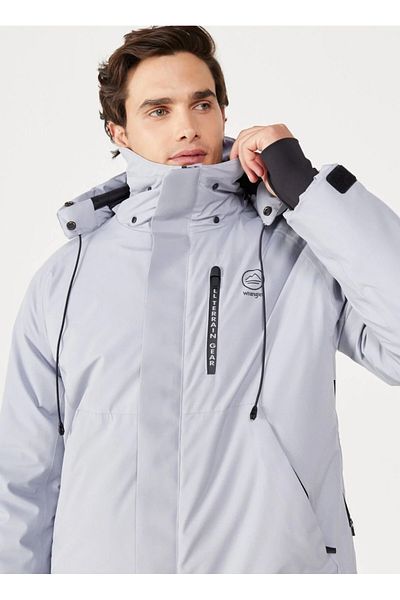 WRANGLER Gray Men's Coat W 232278035   Parka Jacket