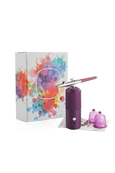 Zigver airbrush kompresör seti hava püskürtme tabancası makyaj boyama tabanca...