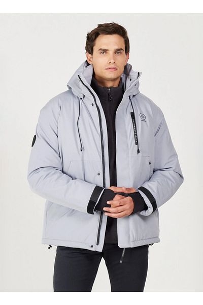 WRANGLER Gray Men's Coat W 232278035   Parka Jacket