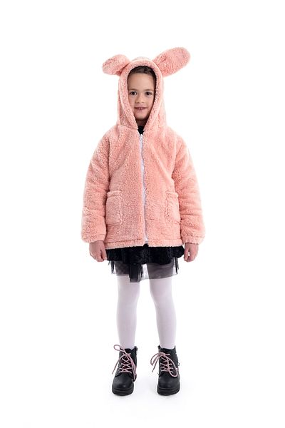PANCHY CANKY Wellsoft Eared Hooded Girl's Coat