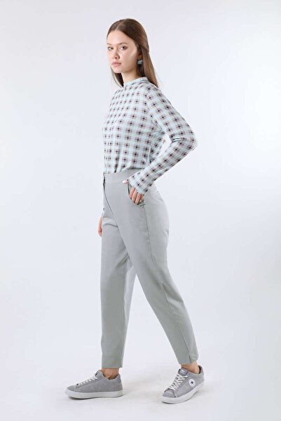 ZÜLAYS Cigarette Pantolon Gri