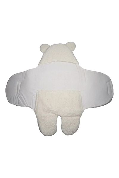 nc gift Curly Wellsoft Plush Baby Velcro Sleeping Bag Swaddle