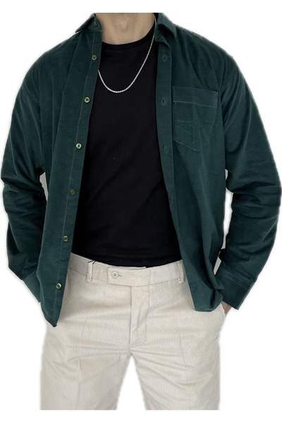 APT PRESTIGE Erkek Düz Klasik Şık Kombinlenebiilir 1.Kalite Kadife Uzun Kol G...