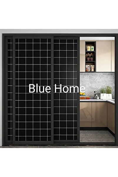 Blue Home Cam Folyosu Filmi Meiwa Japon Teknolojisi Statik Vitray 5fx / En : 46 Cm X 1 Mt -black88