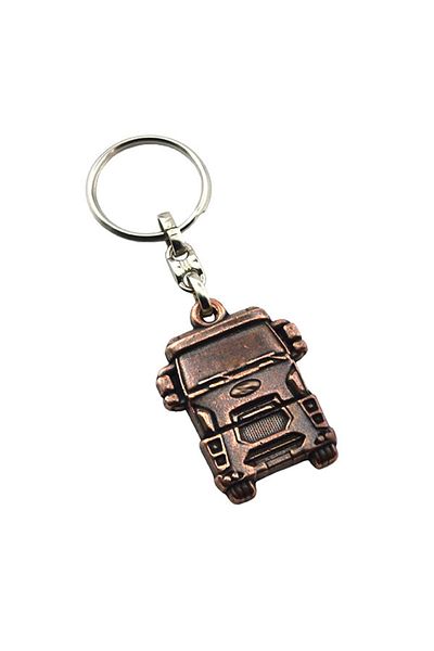anahtarlıksepeti Truck Front View Relief Keychain - Copper Oxide