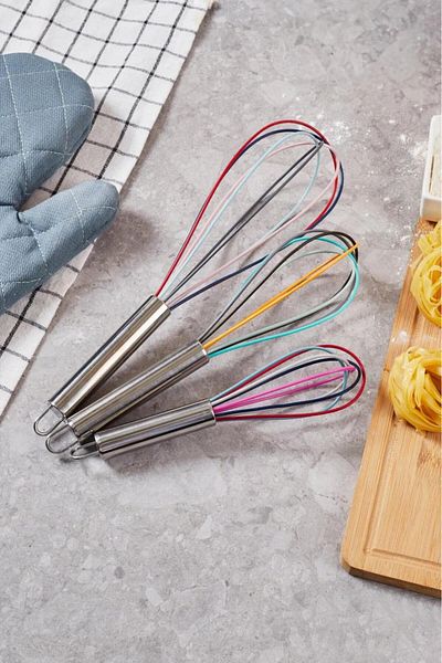 HOMENIVA 3 Size Silicone Tip Whisk