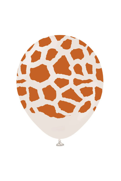 party mix 20 Giraffe Printed Balloons Safari Balloons